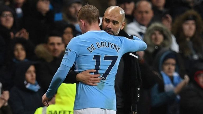 Γκουαρντιόλα: «Ο Ντε Μπρόινε είναι στην κορυφαία τριάδα ποδοσφαιριστών στην ιστορία της Σίτι»