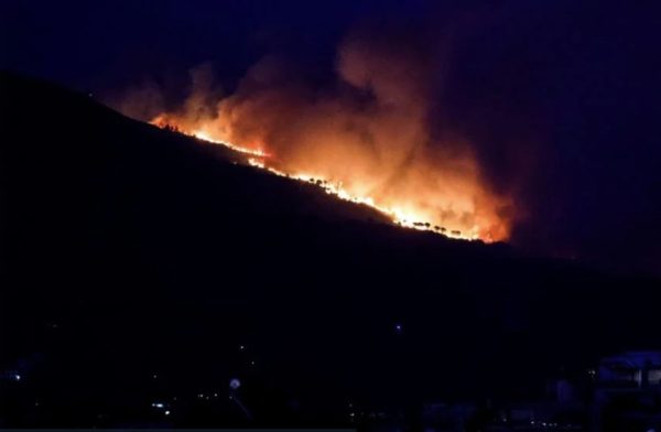 Εύβοια: Πυρκαγιά σε δασική έκταση στους Καλλιανούς Καρύστου – Προειδοποιητικό μήνυμα από το 112