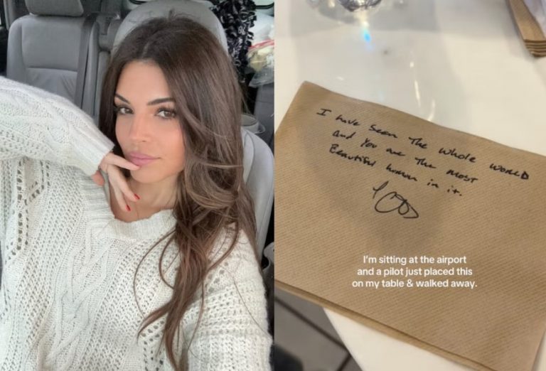 Πιλότος έκανε ερωτική εξομολόγηση σε επιβάτιδα με σημείωμα σε χαρτοπετσέτα και προκάλεσε αντιδράσεις