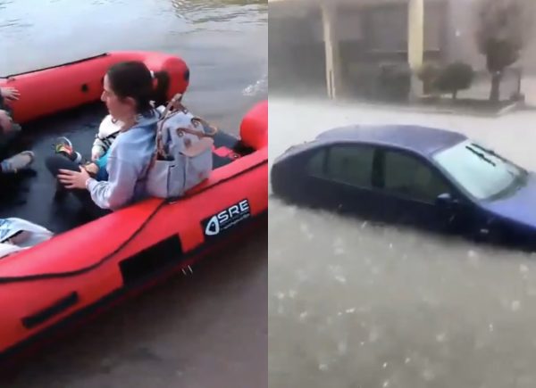 Ανδαλουσία: Πλημμύρες από σφοδρές βροχοπτώσεις – Εκκενώθηκαν σπίτια, άνθρωποι εγκλωβίστηκαν στα οχήματά τους