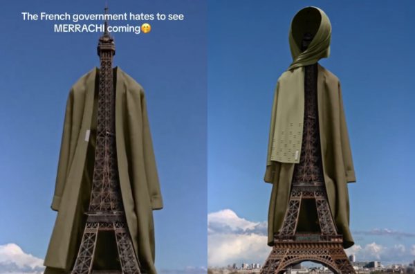 Γαλλία: Αντιδράσεις για εταιρεία ρούχων που «φόρεσε» χιτζάμπ στον Πύργο του Άιφελ