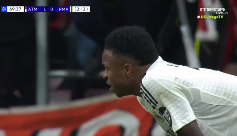 Τραγική εκτέλεση πέναλτι του Βινίσιους, έχασε την ευκαιρία για σκορ πρόκρισης η Ρεάλ (vid)