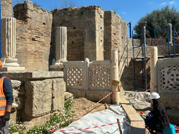 Τα έργα συντήρησης και αποκατάστασης στον αρχαιολογικό χώρο της Αρχαίας Ολυμπίας