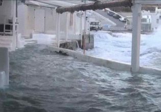 Κακοκαιρία: Νέο μήνυμα του 112 στην Μύκονο – «Περιορίστε τις μετακινήσεις σας»