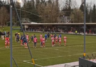 Αποθέωση για τα παιδιά του Ολυμπιακού μετά το τέλος του παιχνιδιού με την Σάλτσμπουργκ (vids)