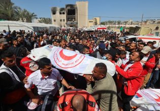 Γάζα: Τη διεξαγωγή διεθνούς έρευνας ζητά η Ερυθρά Ημισέληνος για τη δολοφονία των 15 διασωστών