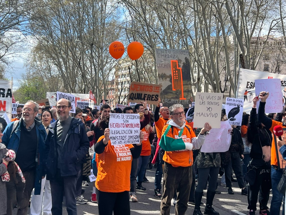 Διαδηλώσεις στην Ισπανία για τη στεγαστική κρίση στη χώρα – «Ας τελειώνουμε με τις επιχειρήσεις στέγασης»