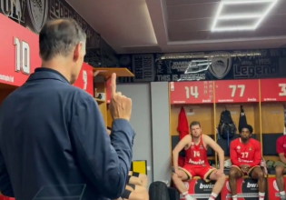 Μπαρτζώκας στα αποδυτήρια: «Μου αρέσει που δεν θέλατε να πανηγυρίσετε σήμερα» (vid)