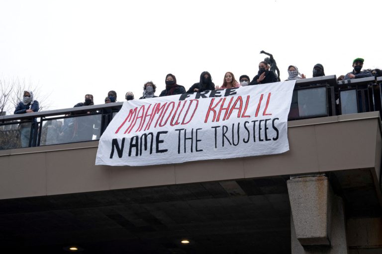 ΗΠΑ: Φοιτητές του πανεπιστημίου Κολούμπια διαδήλωσαν για συμπαράσταση στον Μαχμούντ Χαλίλ