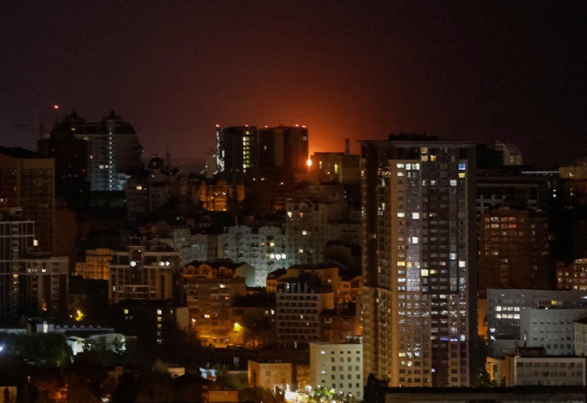 Η Ρωσία επιτέθηκε με drones και στο Κίεβο. 