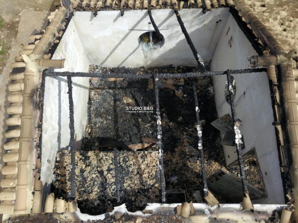 Εντοπίστηκε απανθρακωμένη σορός 60χρονου μετά από φωτιά σε προκάτ οικία στο Άργος