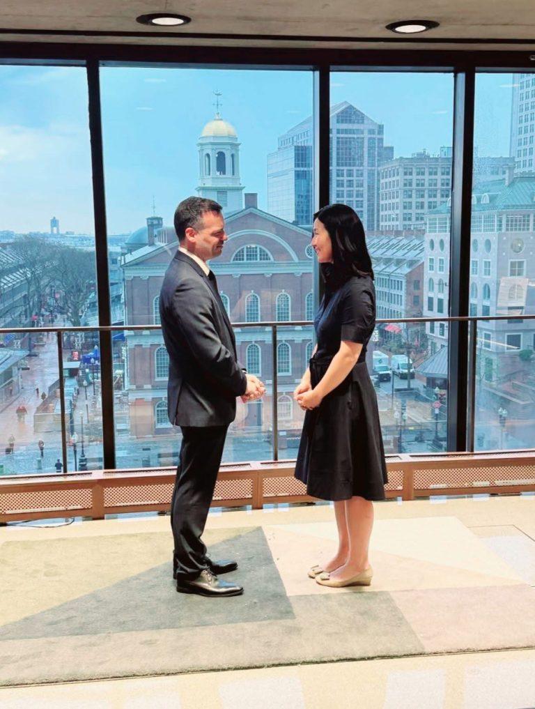 Συνεργασία Δήμου Αθηναίων και Δήμου Βοστώνης