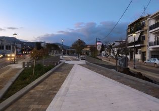 Με στυλ η νέα πλατεία στην Τρίπολη