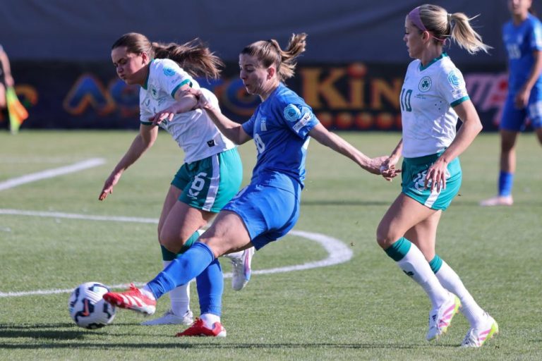 Ελλάδα – Ιρλανδία 0-4: Βαριά ήττα για την Εθνική γυναικών στο Women’s Nations League