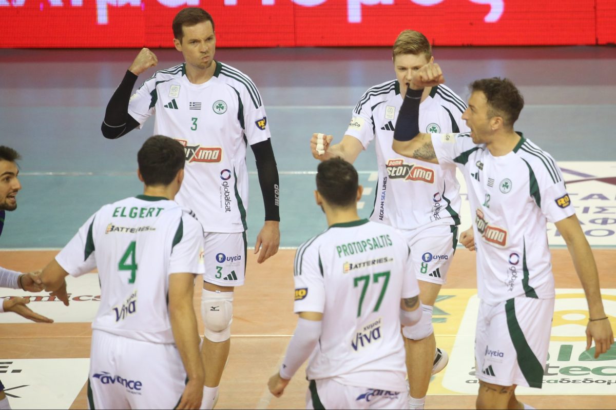 ΠΑΟΚ – Παναθηναϊκός 1-3: Στους τελικούς της Volley League οι Πράσινοι