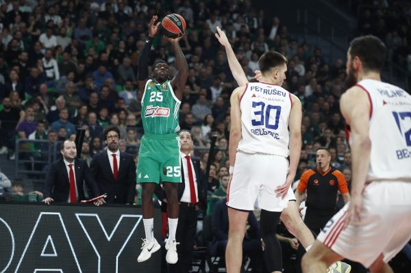 Παναθηναϊκός – Ερυθρός Αστέρας 111-104 παρ.: Το γύρισε με «εξωγήινο» Ναν