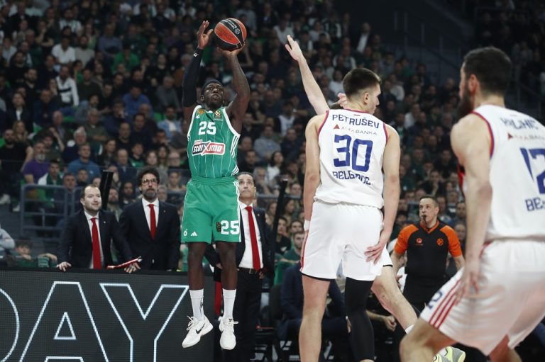 Παναθηναϊκός – Ερυθρός Αστέρας 111-104 παρ.: Το γύρισε με «εξωγήινο» Ναν