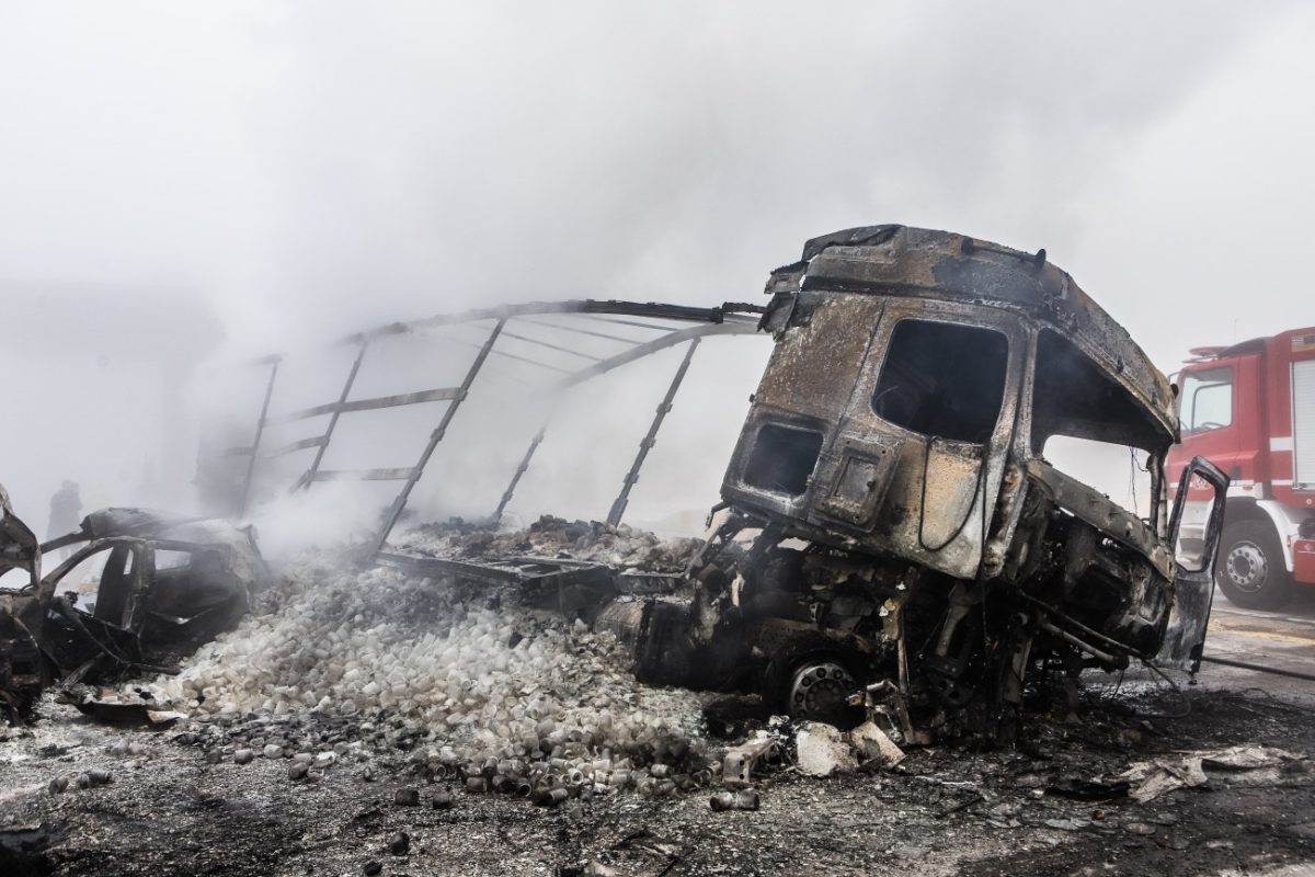 «Δεν είδα τίποτα» – Τι ισχυρίστηκε ο οδηγός του φορτηγού που δεν φρέναρε ούτε την τελευταία στιγμή