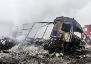 «Δεν είδα τίποτα» – Τι ισχυρίστηκε ο οδηγός του φορτηγού που δεν φρέναρε ούτε την τελευταία στιγμή