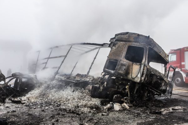 «Δεν είδα τίποτα» – Τι ισχυρίστηκε ο οδηγός του φορτηγού που δεν φρέναρε ούτε την τελευταία στιγμή