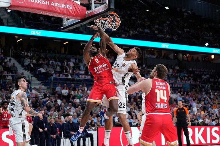 Ρεάλ Μαδρίτης – Ολυμπιακός 80-72: Δεν είχε Φουρνιέ και… λεπτομέρειες