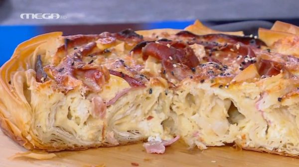 Συνταγή: Τάρτα ζαμπονοτυρόπιτα