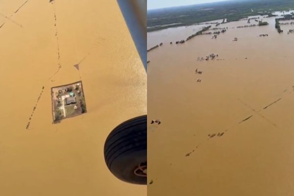 Ιδιοκτήτες σπιτιού προστάτεψαν με έναν μοναδικό τρόπο την ιδιοκτησία τους από καταστροφικές πλημμύρες