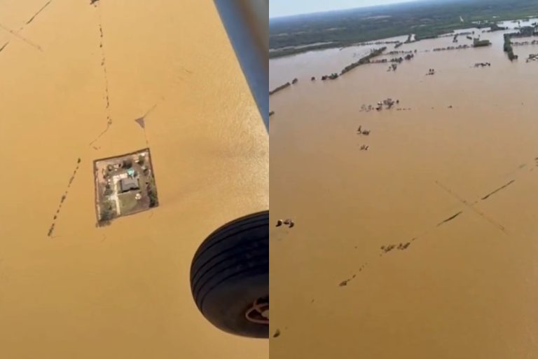 Ιδιοκτήτες σπιτιού προστάτεψαν με έναν μοναδικό τρόπο την ιδιοκτησία τους από καταστροφικές πλημμύρες