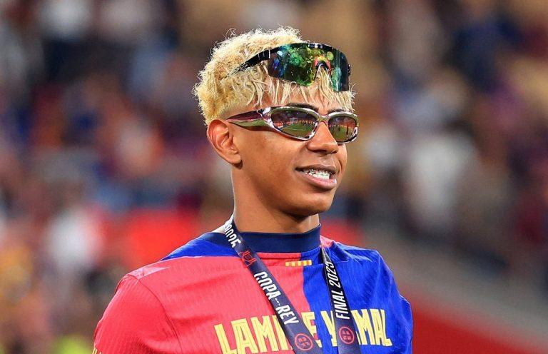 Ο Γιαμάλ πανηγύρισε το Copa del Rey φορώντας επικά γυαλιά (pics)