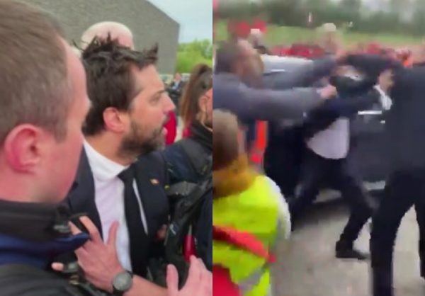 Βέλγιο: Διαδηλωτές περιέλουσαν με μπύρα πολιτικό – Βίντεο από τη στιγμή της «επίθεσης»