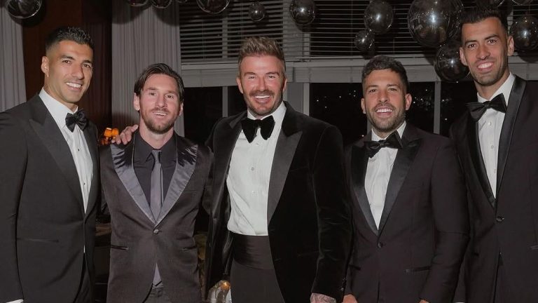 Γιόρτασε τα γενέθλιά του ένα μήνα νωρίτερα ο Μπέκαμ: Σπουδαίοι καλεσμένοι, «έλαμψε» ο Μέσι (pics)