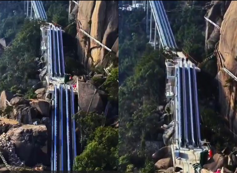 Κίνα: Τοποθέτησαν κυλιόμενες σκάλες σε βουνό ύψους 1.500 μέτρων