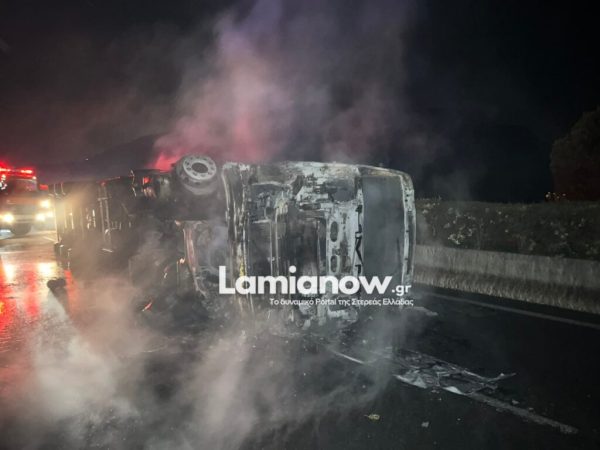 Τραγωδία στην Εθνική Οδό: Νεκρός οδηγός νταλίκας