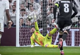 Ο Κουρτουά έπιασε το πέναλτι του Σάκα και το «Μπερναμπέου» πήρε… φωτιά! (vids)