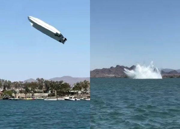 Νεβάδα: Σοκαριστικό ατύχημα σε αγώνα με ταχύπλοα – Σκάφος εκτοξεύτηκε στον αέρα