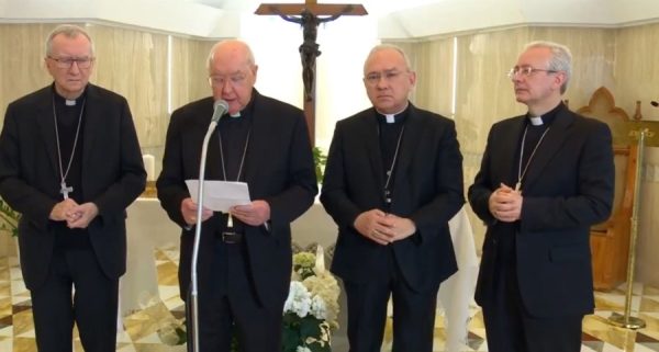 Πάπας Φραγκίσκος: Η στιγμή που το Βατικανό ανακοινώνει τον θάνατό του [video]