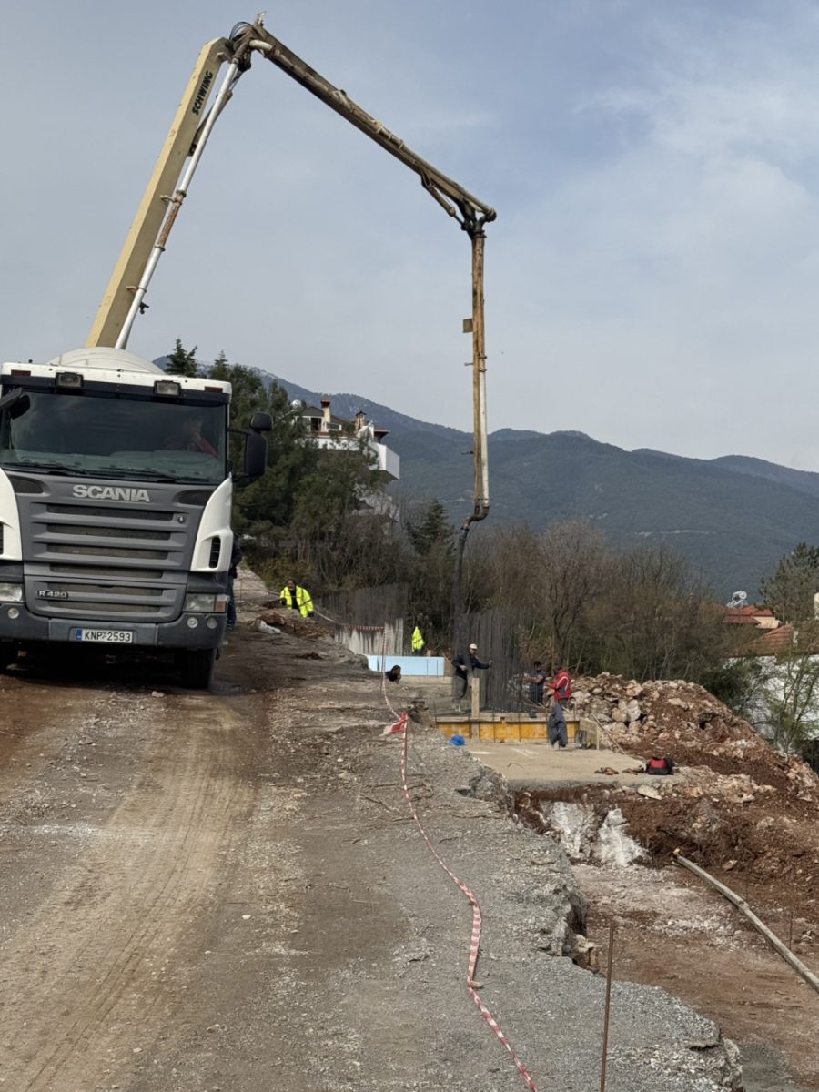 Σε εξέλιξη το έργο κατασκευής της περιμετρικής οδού Λιτοχώρου