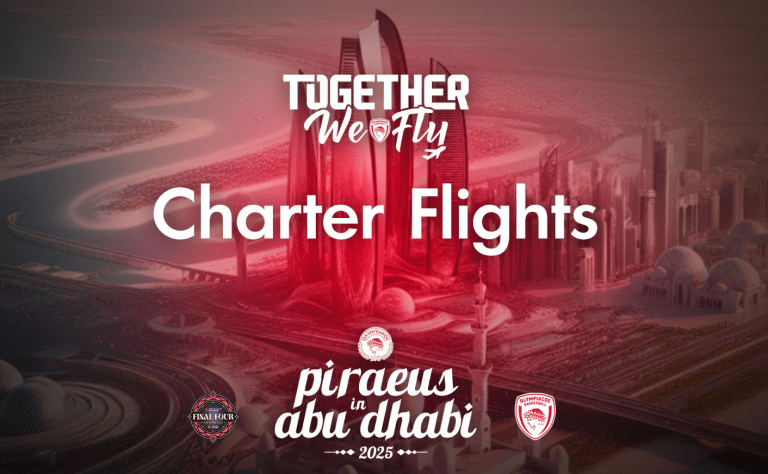 Οι λεπτομέρειες από την ΚΑΕ Ολυμπιακός για τις πτήσεις τσάρτερ προς Άμπου Ντάμπι