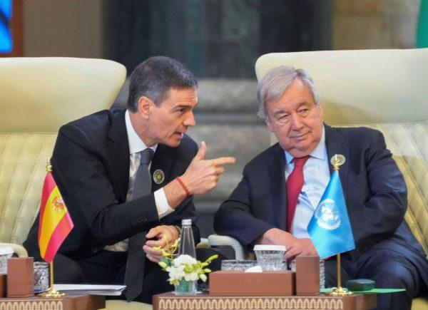 Ο Πέδρο Σάντσεθ ζητά να ασκηθεί πίεση στο Ισραήλ για να σταματήσει τη σφαγή στη Γάζα