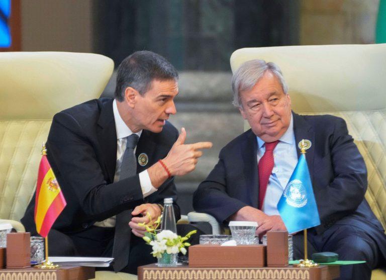 Ο Πέδρο Σάντσεθ ζητά να ασκηθεί πίεση στο Ισραήλ για να σταματήσει τη σφαγή στη Γάζα