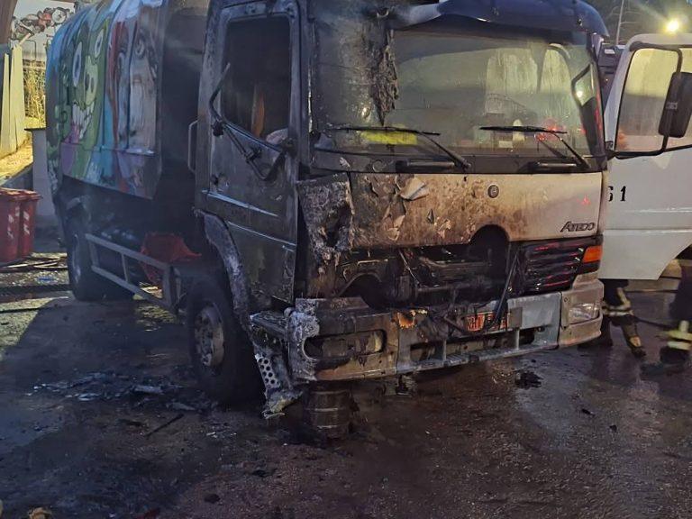 Απορριμματοφόρο στις φλόγες – Αντίδραση δημάρχου