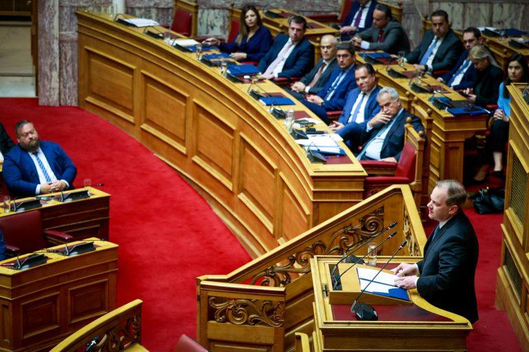 ΝΔ: Ατεκμηρίωτη και νομικά αβάσιμη η πρόταση του ΠΑΣΟΚ