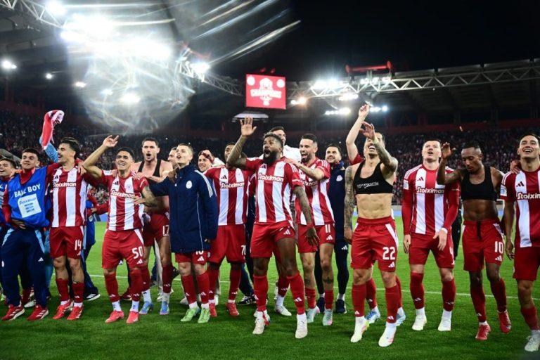 Ολυμπιακός – ΠΑΟΚ: Η απονομή και η γιορτή για το 48ο πρωτάθλημα και το κυνήγι της 2ης θέσης