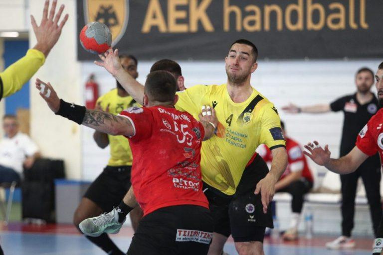 ΑΕΚ – Δράμα 34-31: Με ζόρι το 1-0 η Ένωση