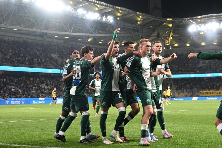 ΑΕΚ – Παναθηναϊκός 1-2: «Κλείδωσαν» τη δεύτερη θέση με ανατροπή στην Opap Arena οι «πράσινοι»