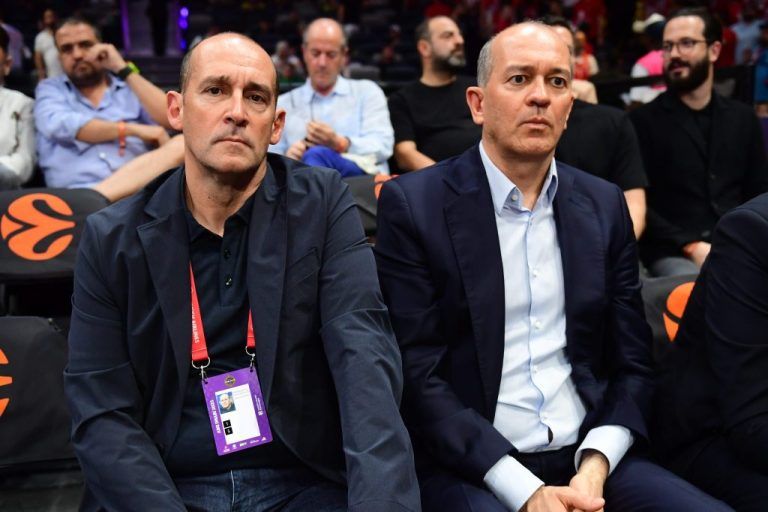 Στην προπόνηση του Ολυμπιακού οι Αγγελόπουλοι