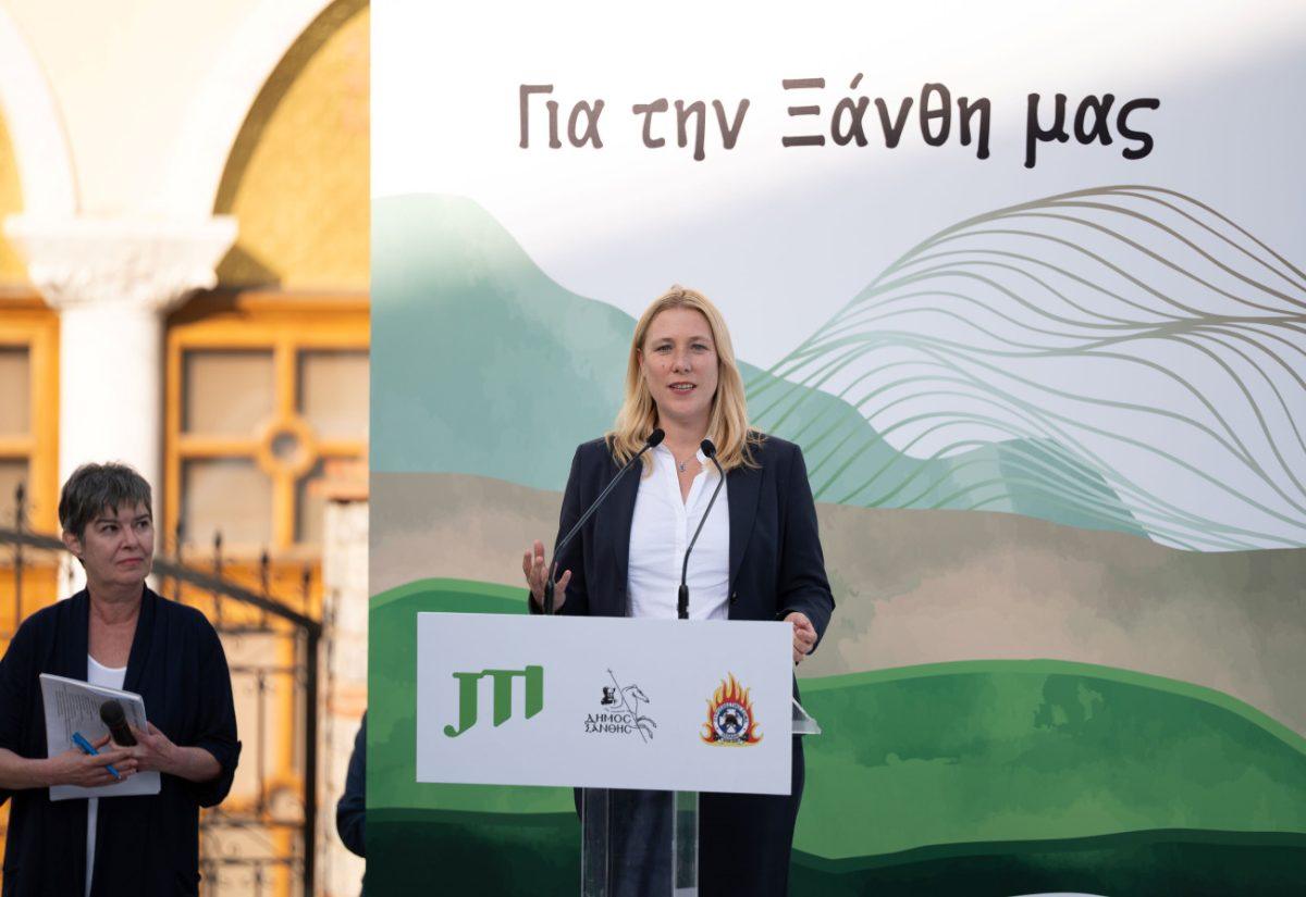 JTI: Παράδοση του ολοκληρωμένου έργου θωράκισης του περιαστικού άλσους της Ξάνθης