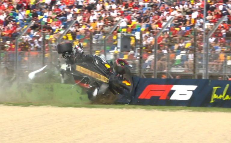 Σοκαριστικό ατύχημα στην Ίμολα για τον Τσουνόντα (vid)