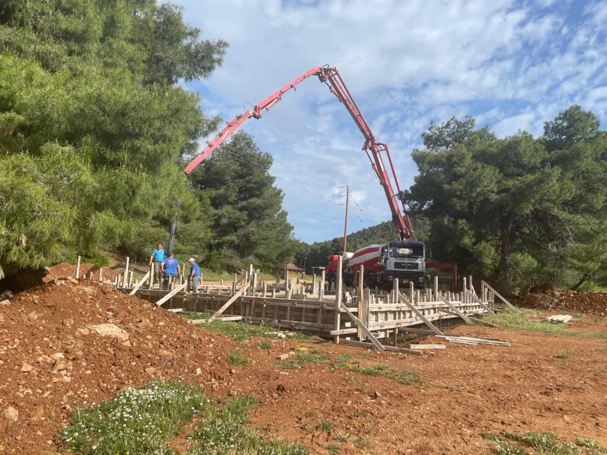 Ξεκίνησαν οι εργασίες για το νέο Πυροσβεστικό Κλιμάκιο στη Σολυγεία Κορινθίας