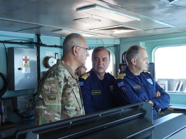 Ο Χούπης στη φρεγάτα ΣΠΕΤΣΑΙ για την άσκηση «Καταιγίς 25»